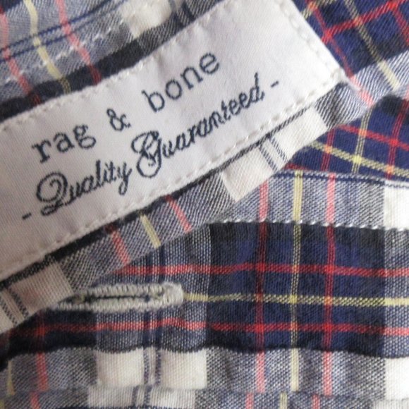 Rag & Bone tailored workwear Button Down Shirt S - Picture 7 of 8
